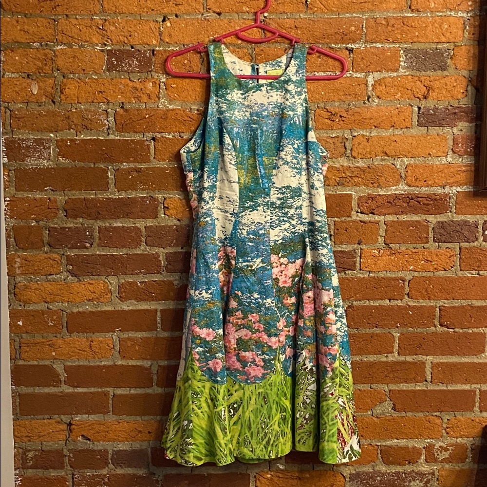 Tracy Reese Landscape Floral Dress